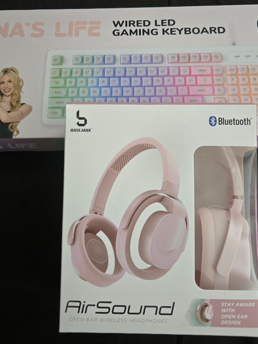 AirSound Bluetooth Wireless Headphones - Pink